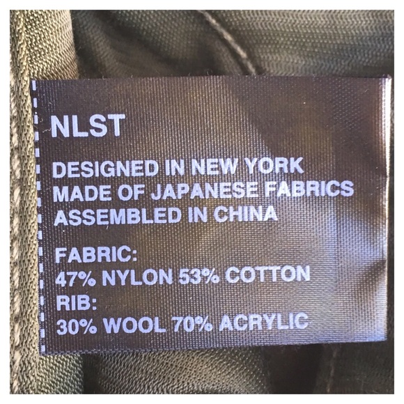 NWOT NLST OLIVE GREEN BOMBER JACKET - Picture 5 of 8